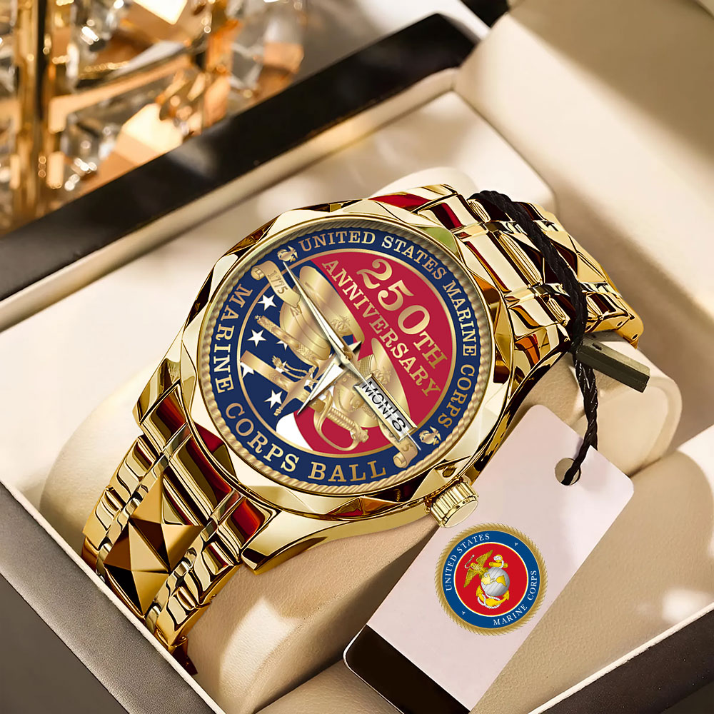 US Marine Corps Alloy Luxury Quartz Watch – MAITM 12344