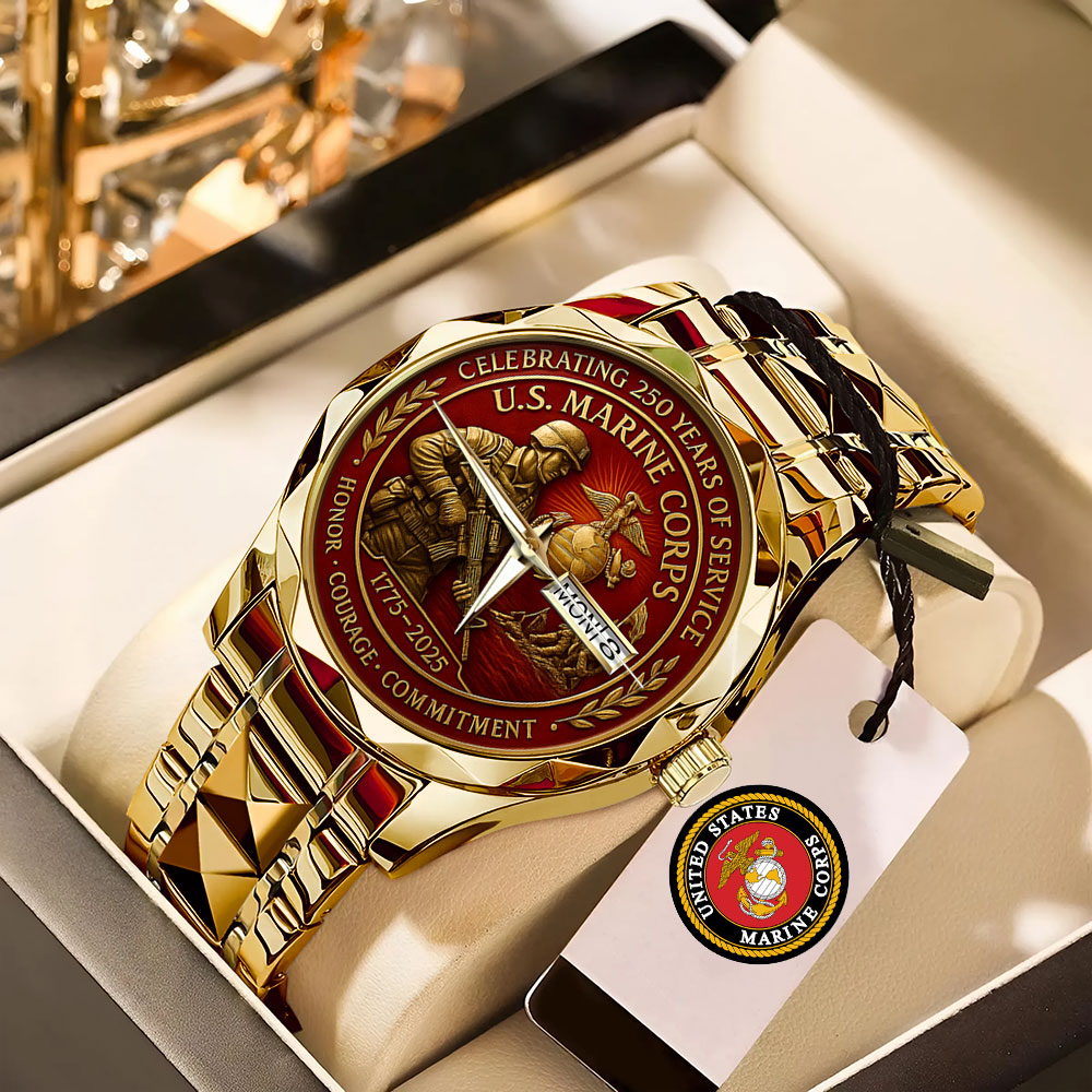 US Marine Corps Alloy Luxury Quartz Watch – MAITM 12531