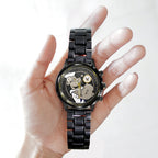 US Navy Black Stainless Steel Watch – TMTHU1003