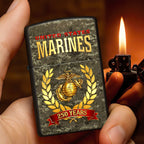 US Marine Corps 250th Anniversary 2025 Zippo Lighter Case (No Insert) – TMTHU1008