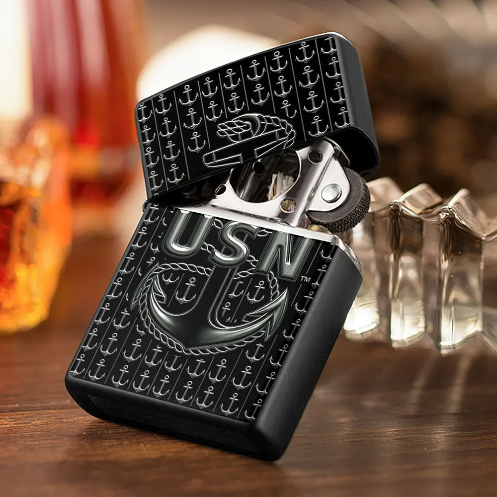 US Navy Zippo Lighter Case (No Insert) – TMTHU949