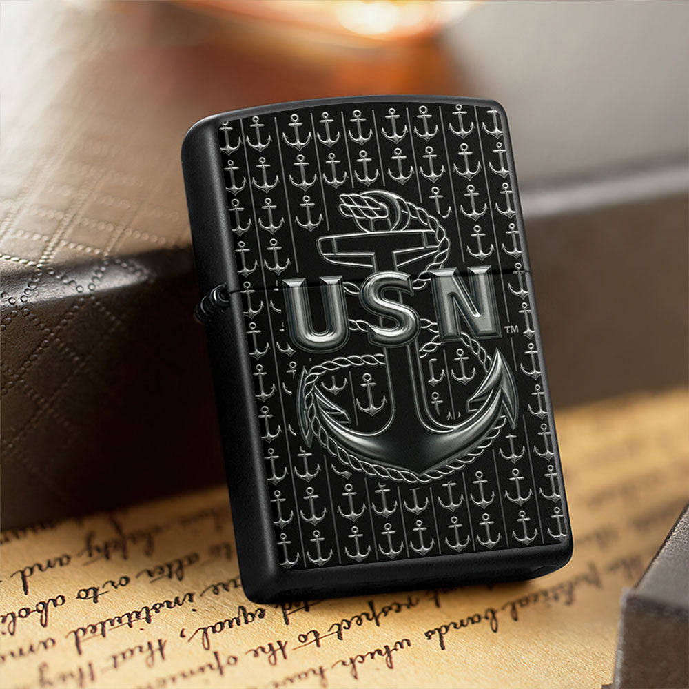 US Navy Zippo Lighter Case (No Insert) – TMTHU949