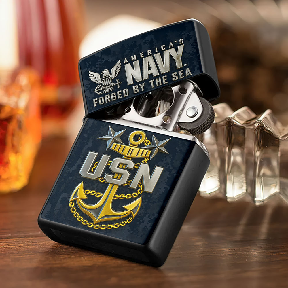 US Navy Zippo Lighter Case (No Insert) – TMTHU952
