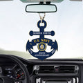 US Navy 250th Anniversary Custom Shape 2-sided Acrylic Car Ornament – MAITM13733