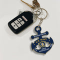 US Navy 250th Anniversary Custom Shape 2-sided Keychain – MAITM13734