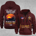 US Navy 2D Quarter Zip Hoodie – MAITM12710