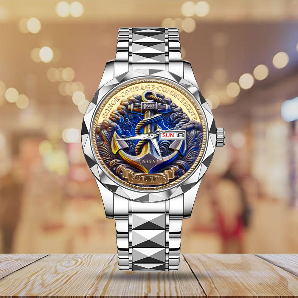 US Navy Alloy Luxury Quartz Watch – MAITM 12133