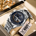 US Navy Alloy Luxury Quartz Watch – MAITM 12396
