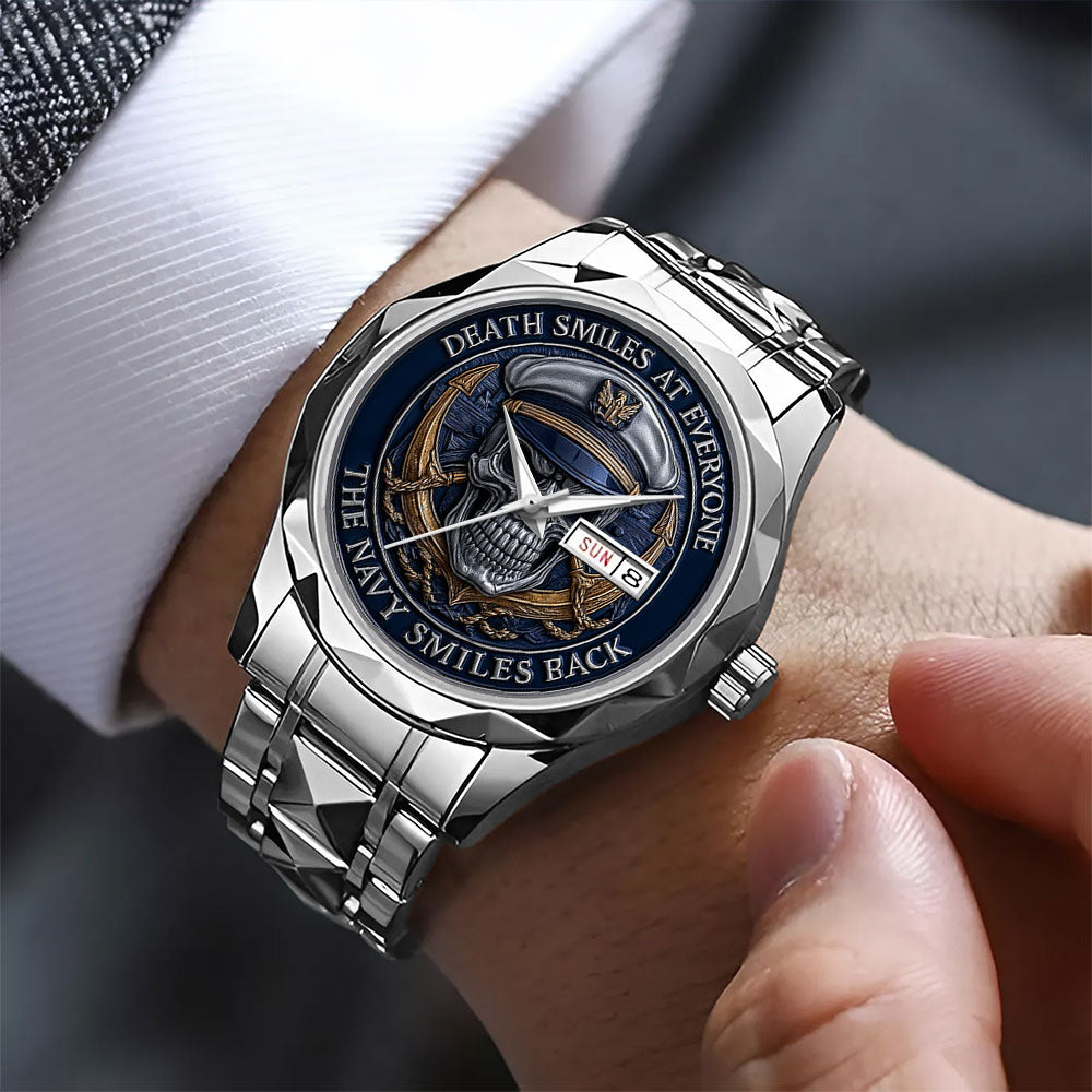 US Navy Alloy Luxury Quartz Watch – MAITM 12396