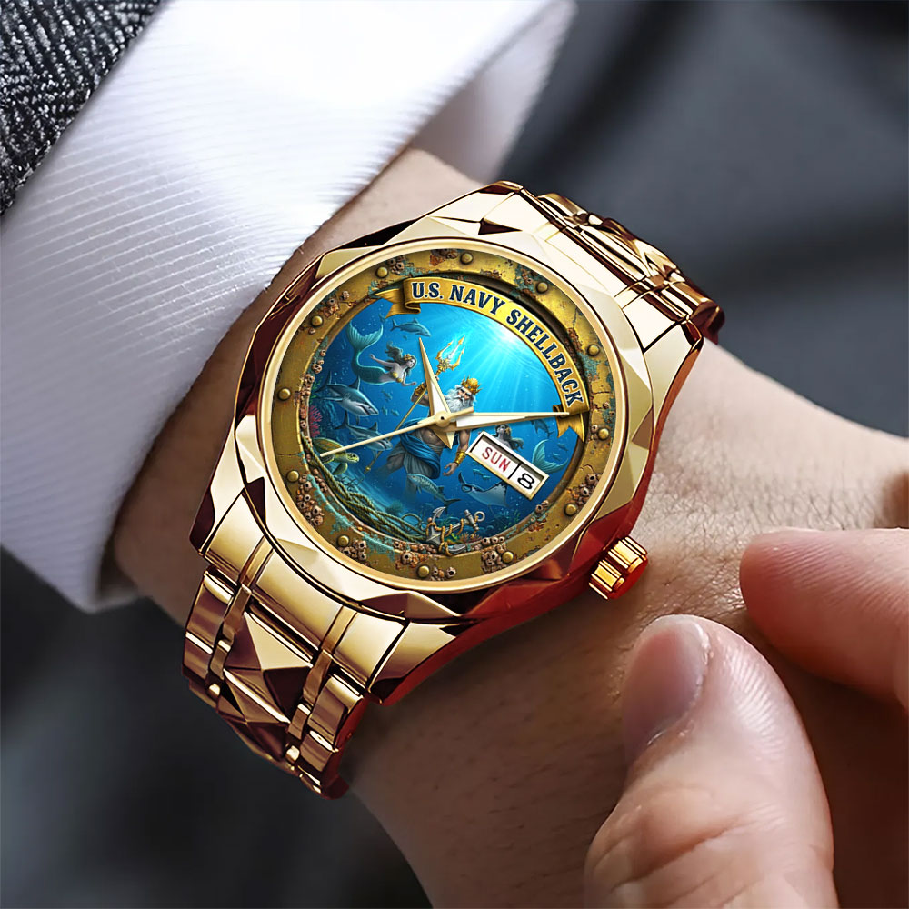 US Navy 250th Alloy Luxury Quartz Watch – MAITM12903