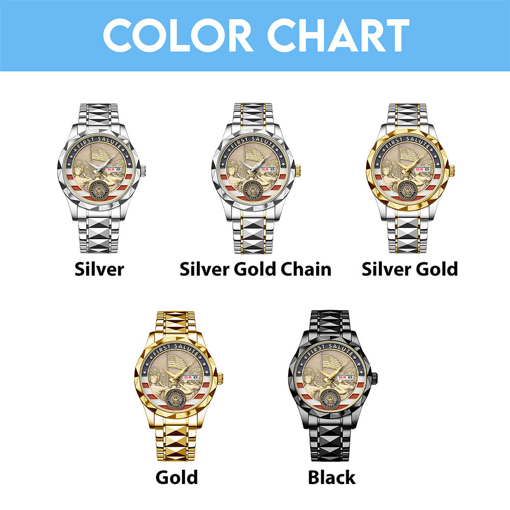 US Navy Alloy Luxury Quartz Watch – MAITM12906