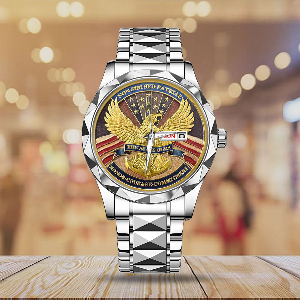 US Navy Alloy Luxury Quartz Watch – MAITM12908