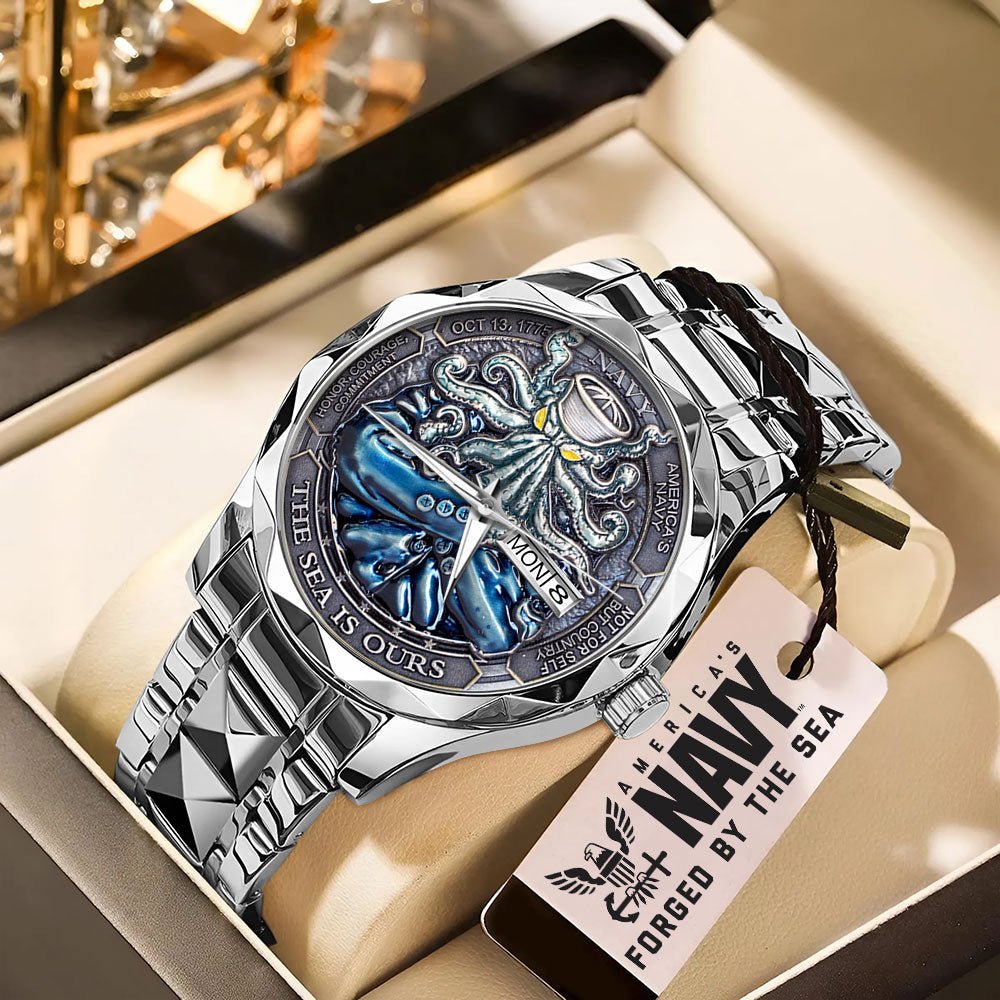 US Navy Alloy Luxury Quartz Watch – MAITM12981