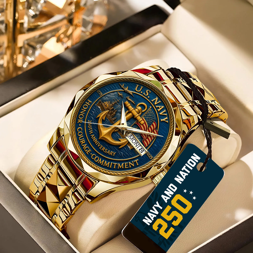 US Navy Alloy Luxury Quartz Watch – TANTN 14285