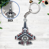 US Navy x Top Gun Custom Shape 2-sided Keychain – TANTN19396