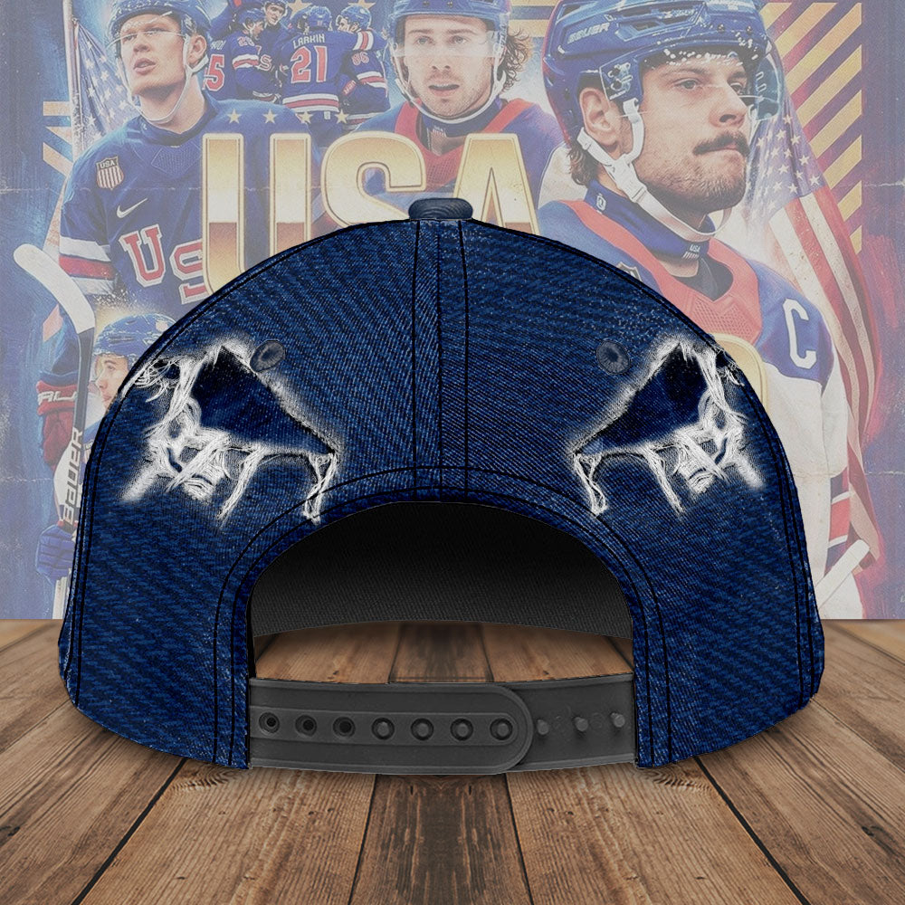 USA Men's Hockey 2026 Winter Olympics Gold Medal Classic Cap – TMTHU4056