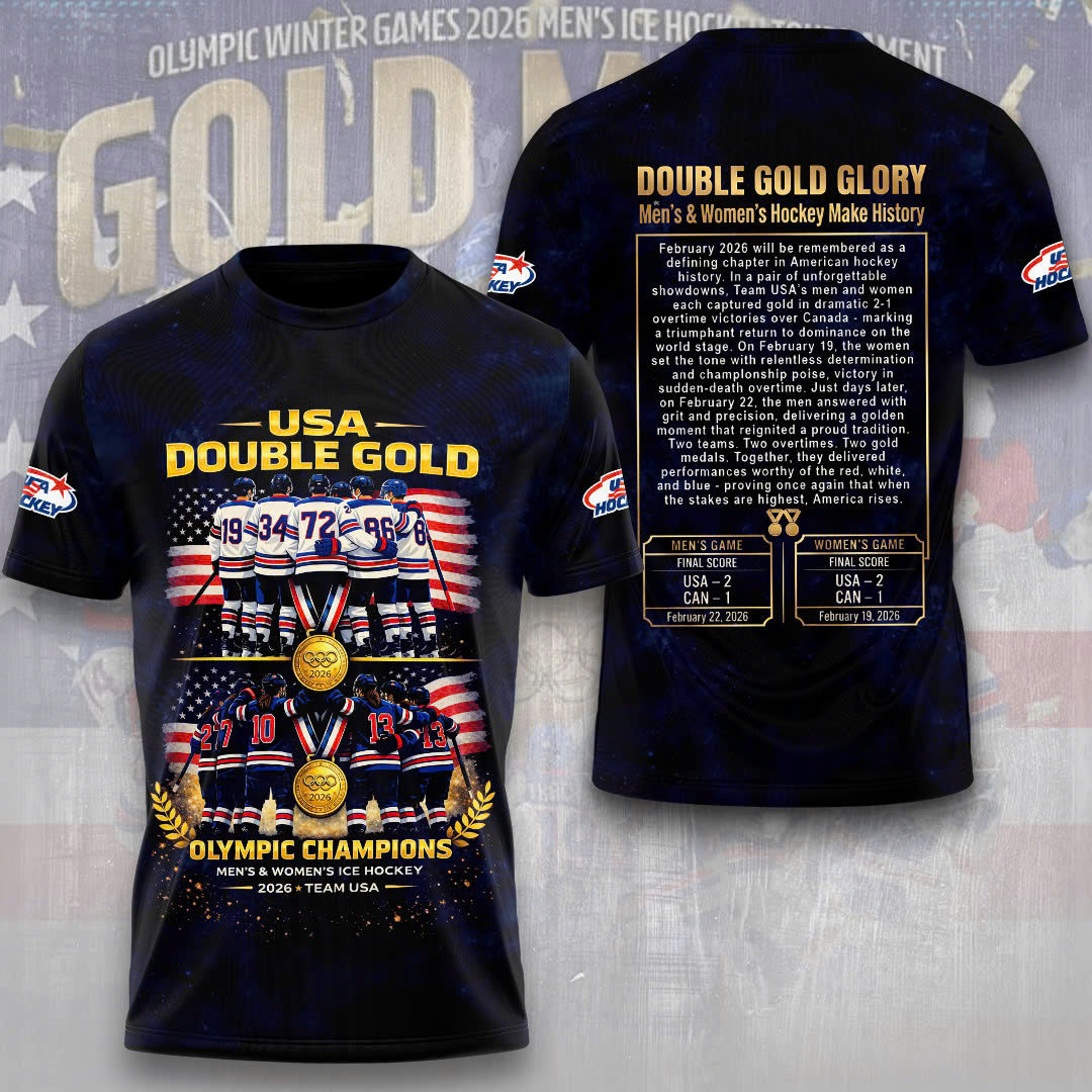 USA Hockey Olympic Champions 2026 3D Apparel – VANDH5006