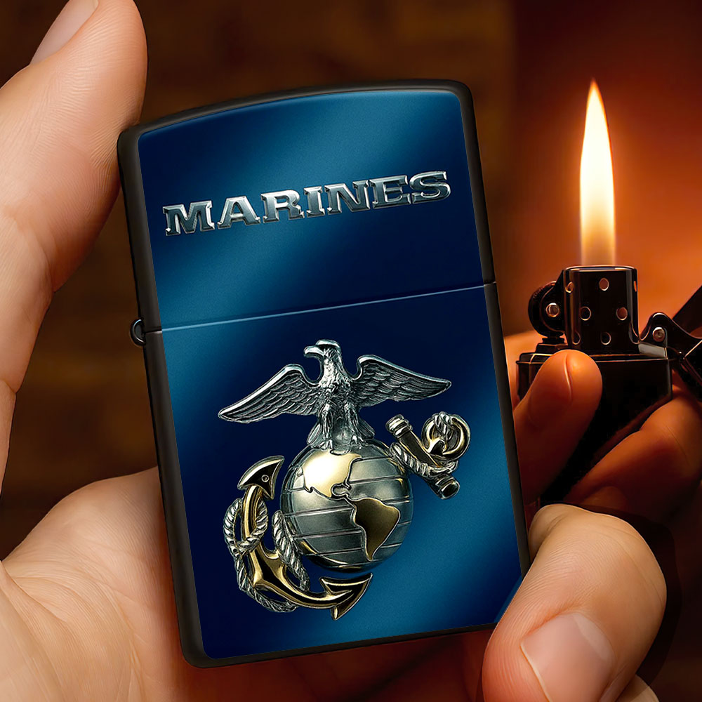 US Marine Corps Zippo Lighter Case (No Insert) – TMTHU948