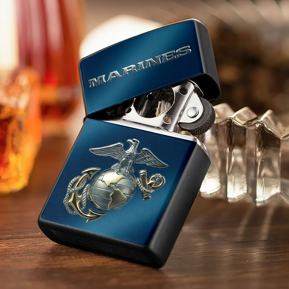 US Marine Corps Zippo Lighter Case (No Insert) – TMTHU948