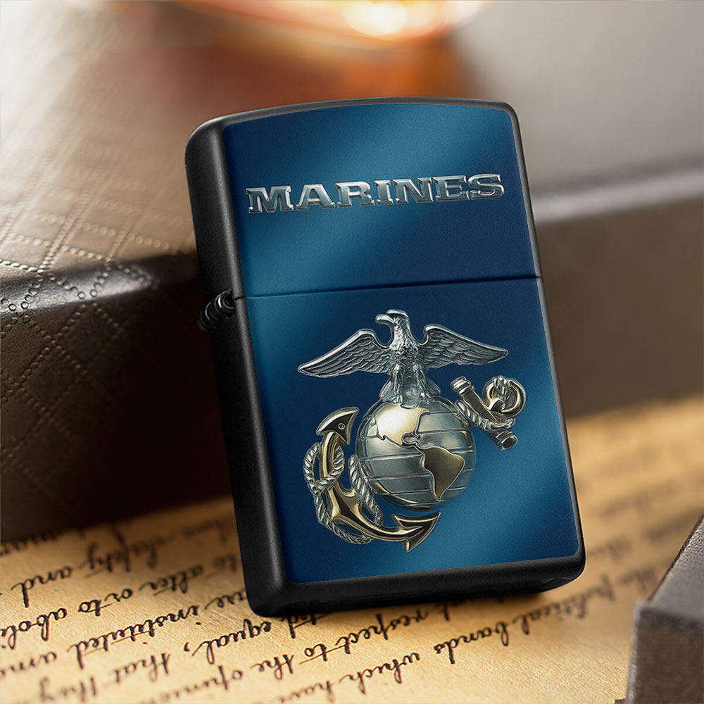US Marine Corps Zippo Lighter Case (No Insert) – TMTHU948