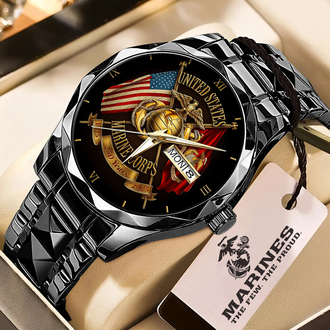 US Marine Corps Alloy Luxury Quartz Watch – TMTHU 181