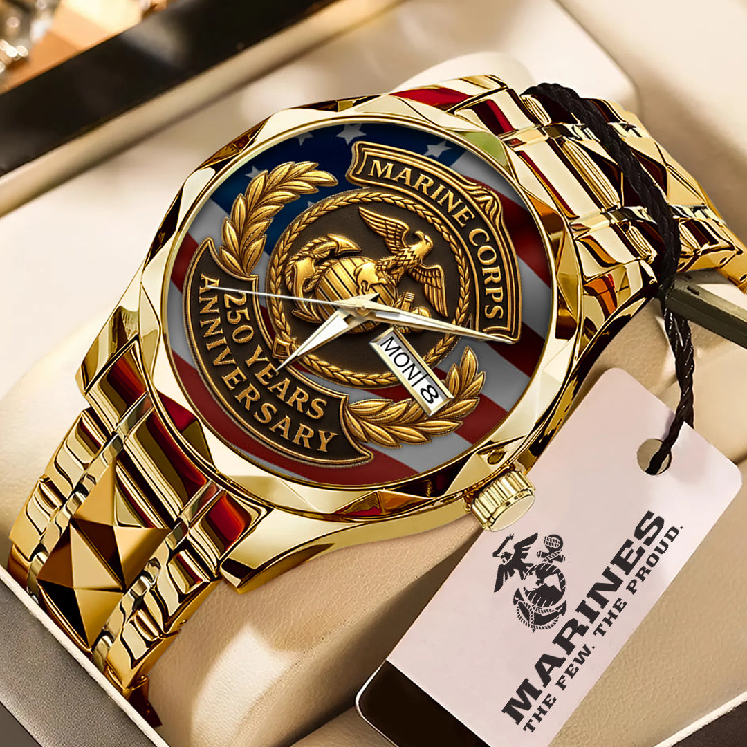 US Marine Corps Alloy Luxury Quartz Watch – TMTHU 190
