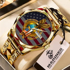 US Marine Corps Alloy Luxury Quartz Watch – TMTHU 241