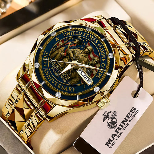 US Marine Corps Alloy Luxury Quartz Watch – TMTHU314