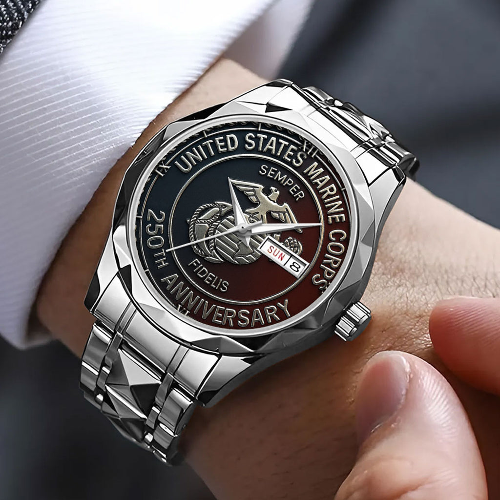 US Marine Corps Alloy Luxury Quartz Watch – TMTHU551