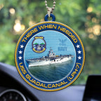 USS Guadalcanal (LPH-7) Custom Shape 2-sided Acrylic Car Ornament – HOATT13216