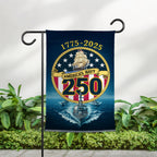 US Navy 250th Anniversary 2025 Double-side Garden Flag – TMTHU725