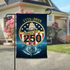 US Navy 250th Anniversary 2025 Double-side Garden Flag – TMTHU725