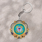 US Coast Guard Custom Shape 1-sided Keychain – HOATT12509.3