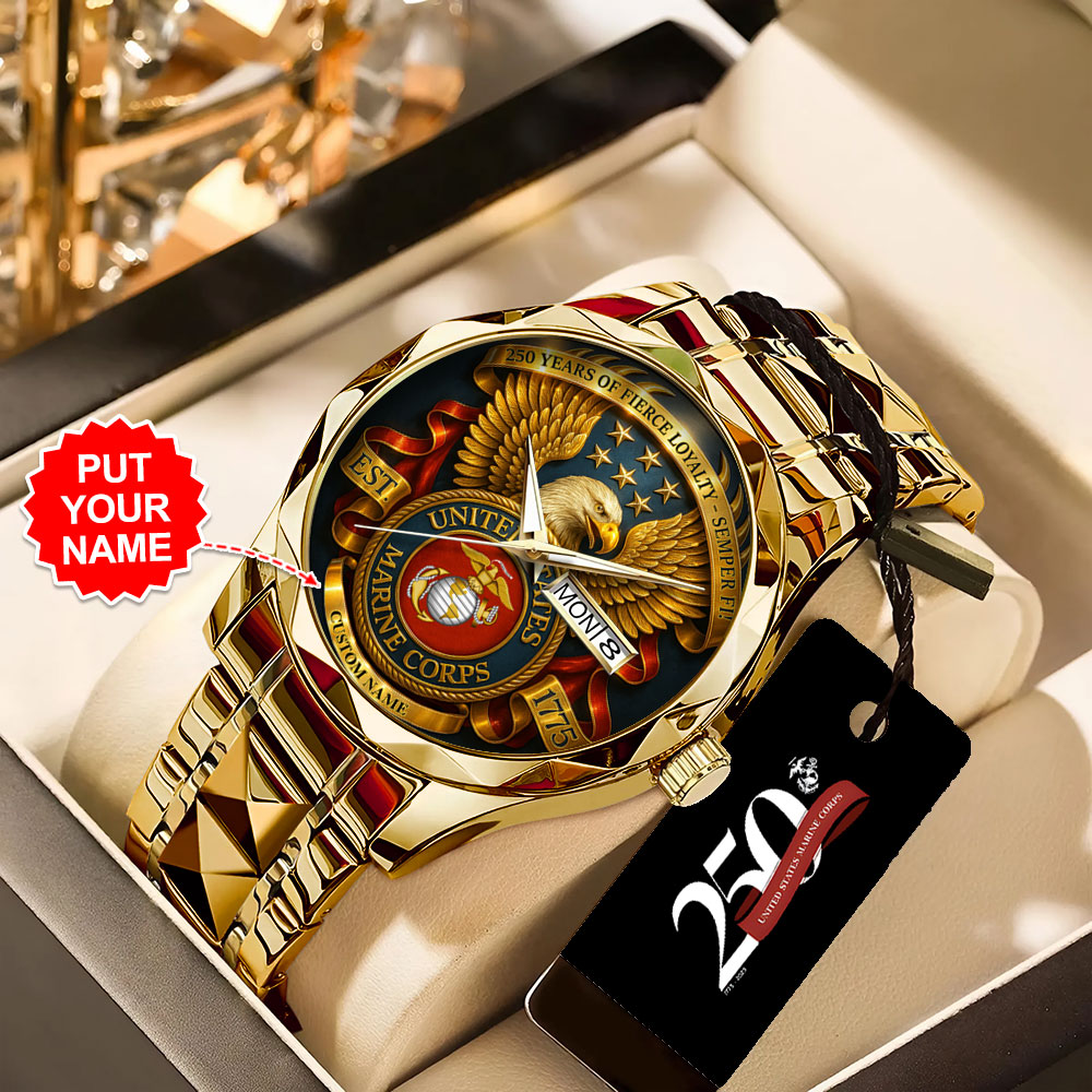Personalized US Marine Corps Alloy Luxury Quartz Watch – TANTN 15105
