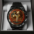 US Marine Corps Black Stainless Steel Watch – TANTN15977