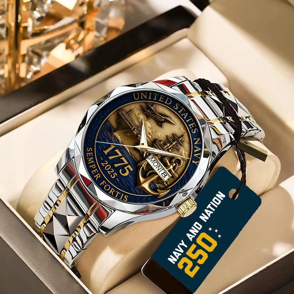 US Navy Alloy Luxury Quartz Watch – TANTN 14637
