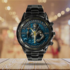 US Navy Black Stainless Steel Watch – TANTN15895