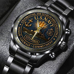 US Navy Black Stainless Steel Watch – TANTN15984