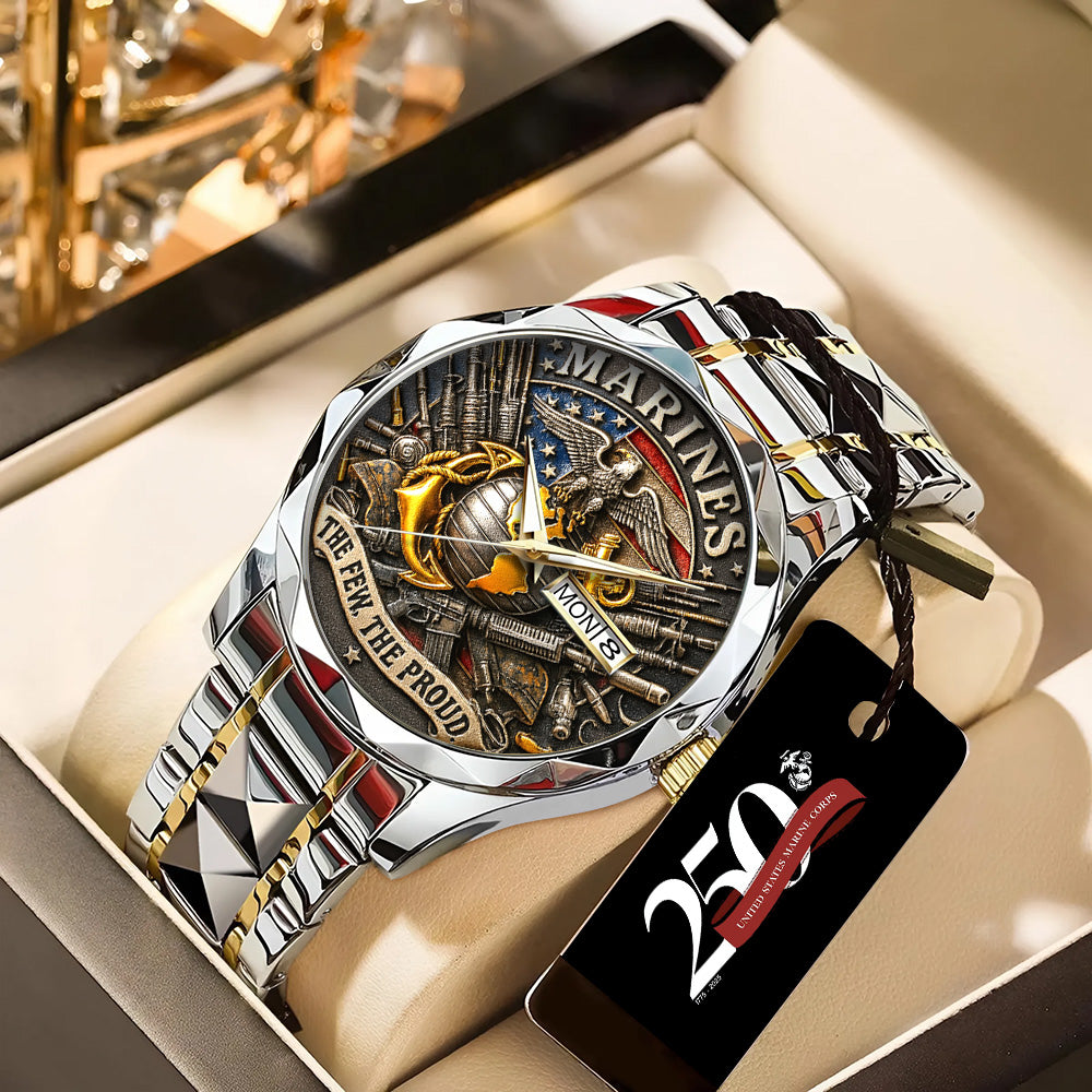 US Marine Corps Alloy Luxury Quartz Watch – TANTN 14817