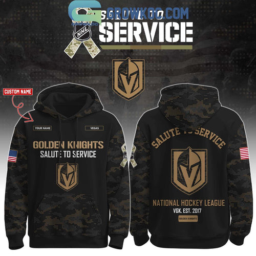 Vegas Golden Knights Salute To Service Veterans Day Hoodie Shirt