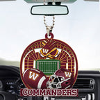 Washington Commanders Custom shape 2-sided Acrylic Car Ornament – TMTHU750
