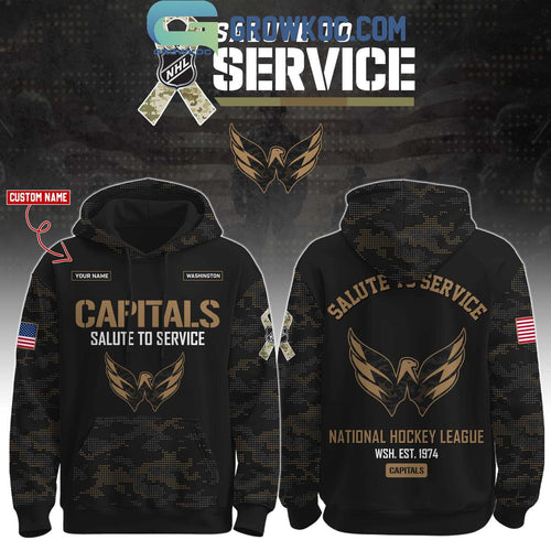 Washington Capitals Salute To Service Veterans Day Hoodie Shirt