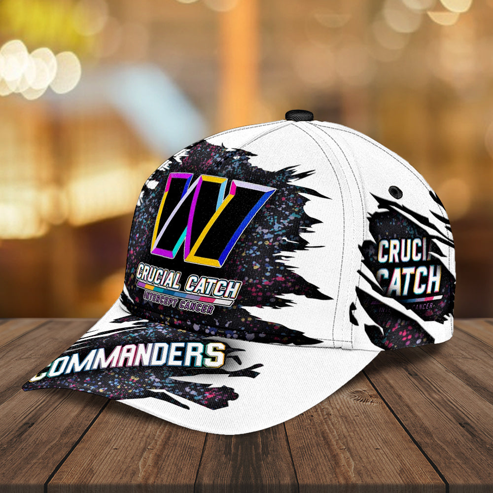 Washington Commanders x Crucial Catch Intercept Cancer Classic Cap – MAITM12978