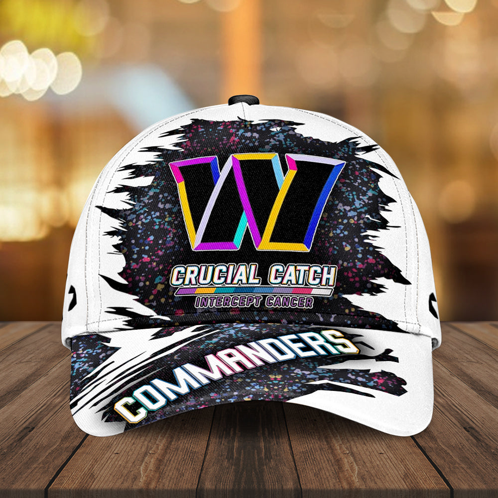 Washington Commanders x Crucial Catch Intercept Cancer Classic Cap – MAITM12978