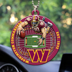 Washington Commanders Custom shape 2-sided Acrylic Car Ornament – HOATT12607