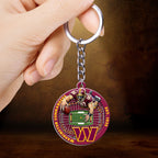 Washington Commanders Custom Shape 2-sided Keychain – HOATT12712