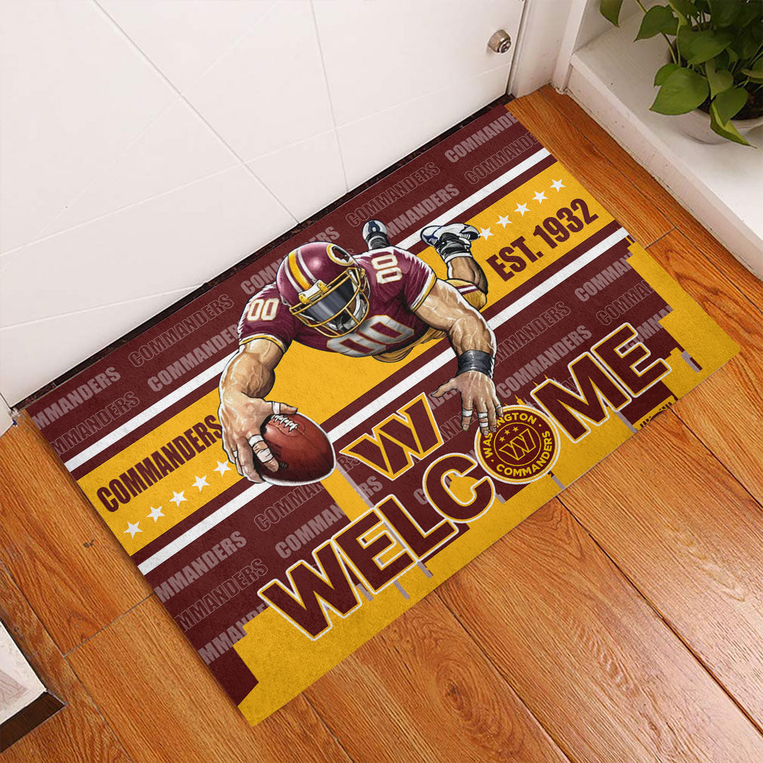 Washington Commanders Custom Doormat – HOATT12860