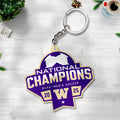 Washington Huskies Men's Soccer Custom Shape 2-sided Keychain – TANTN19432