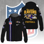 Baltimore Ravens 3D Windbreaker Jacket – GNE4279