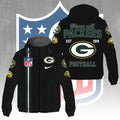 Green Bay Packers 3D Windbreaker Jacket – GNE4290